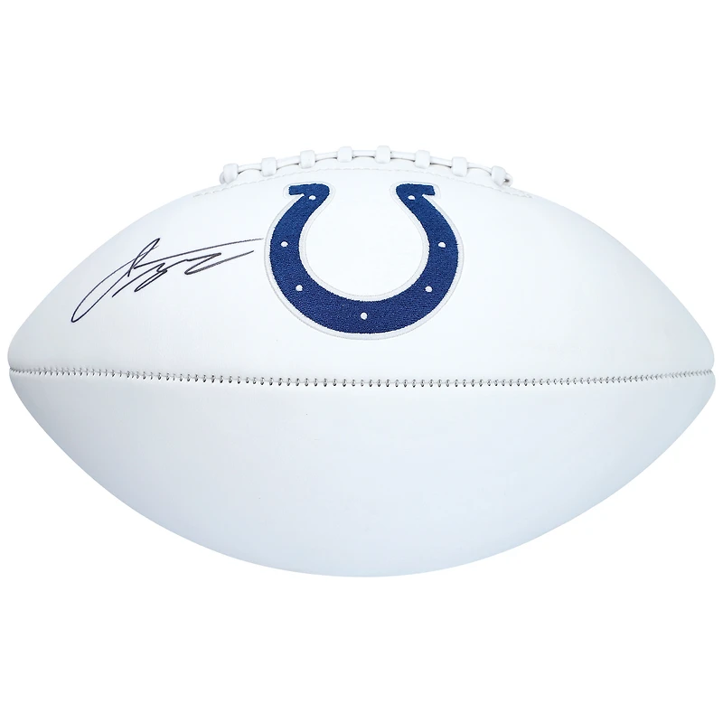 Jonathan Taylor Indianapolis Colts Autographed White Panel Football