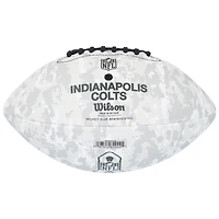 Ballon de football américain autographié par Jonathan Taylor des Indianapolis Colts, hommage au service de Wilson 2024