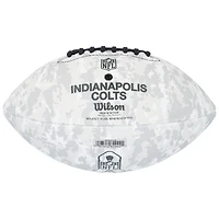 Ballon de football américain autographié par Jonathan Taylor des Indianapolis Colts, hommage au service de Wilson 2024