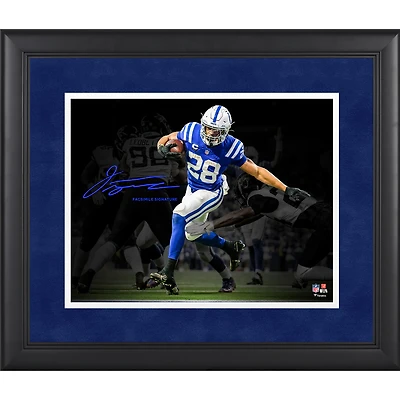 Photographie encadrée de Jonathan Taylor, Indianapolis Colts, 11" x 14"
