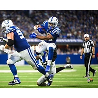 Photographie non signée de Jonathan Taylor, Indianapolis Colts, course haies la semaine 5 2025