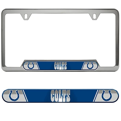 Logo Brands Indianapolis Colts Embossed License Plate Frame