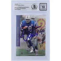 Marshall Faulk Indianapolis Colts Autographed 1994 Upper Deck SP #3 Beckett Fanatics Witnessed Authenticated 10 Rookie Card with "OROY 94" Inscription