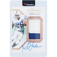 Carte autographiée de Marshall Faulk (Indianapolis Colts) - Panini Flawless Patch Dual-Color Relic 2023 #PA-MFA #18/25