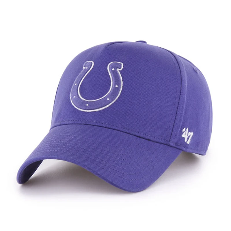 Casquette ajustable bleue « 47 » pour homme, modèle Fondation des Indianapolis Colts, pour le côté offensif