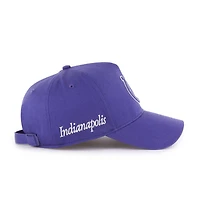 Casquette ajustable bleue « 47 » pour homme, modèle Fondation des Indianapolis Colts, pour le côté offensif