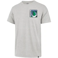 Men's '47  Gray Indianapolis Colts Chrome Plate Franklin T-Shirt