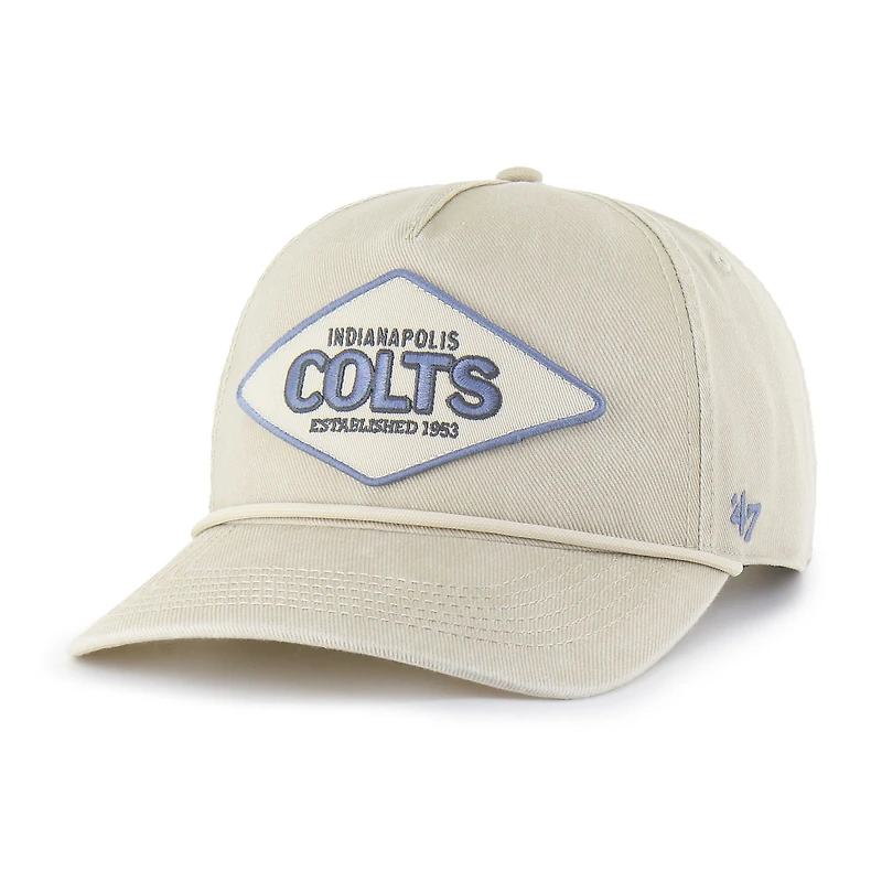 Casquette ajustable Cairn Hitch kaki Indianapolis Colts '47 pour homme