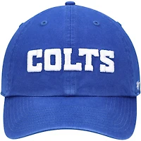 Casquette réglable '47 Royal Indianapolis Colts Clean Up Script pour homme