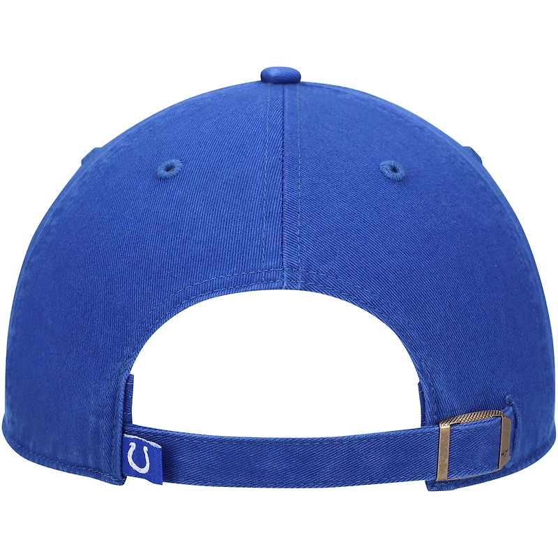 Casquette réglable '47 Royal Indianapolis Colts Clean Up Script pour homme