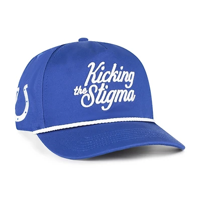 Men's '47 Royal Indianapolis Colts Kicking The Stigma Hitch Adjustable Hat