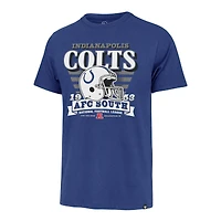 T-shirt rétro Franklin à rayures « 47 Royal Indianapolis Colts » pour homme