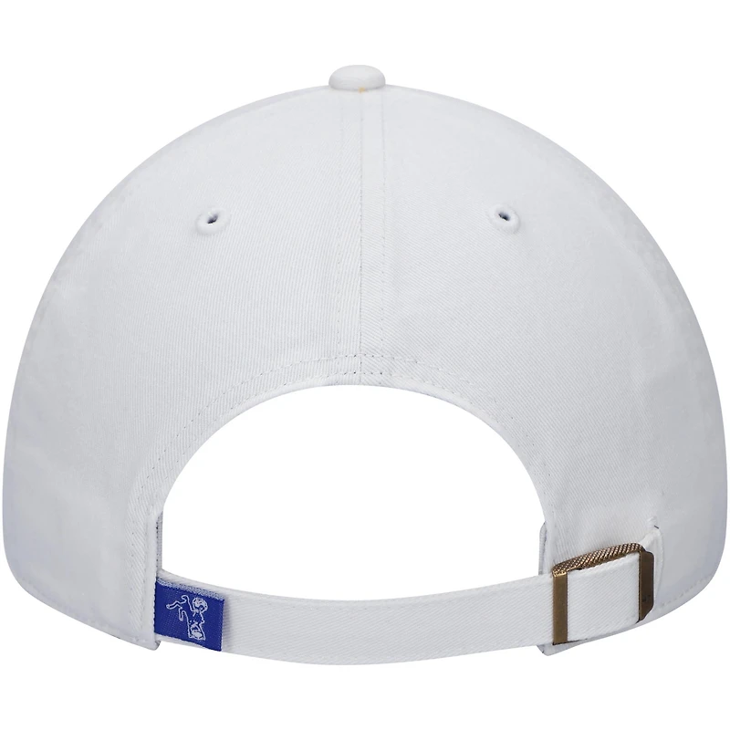 Casquette réglable Indianapolis Colts Clean Up Legacy '47 blanche pour homme
