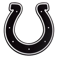 Men's Antigua Black Indianapolis Colts Metallic Logo Apex Polo