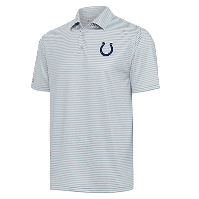 Men's Antigua  Gray Indianapolis Colts Skills Polo