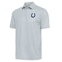 Men's Antigua  Gray Indianapolis Colts Skills Polo