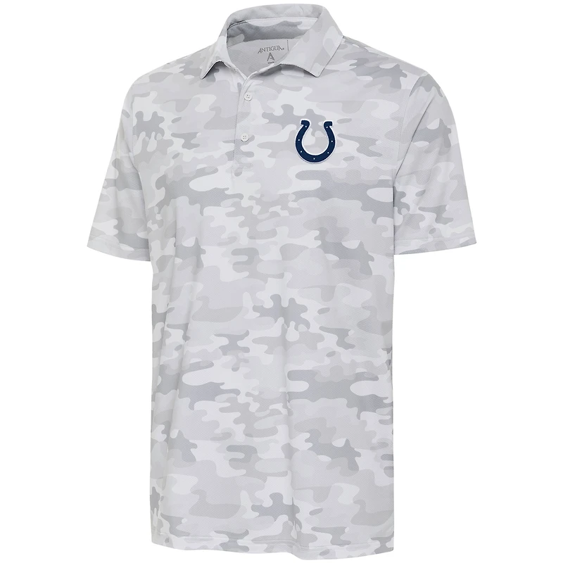 Polo Antigua blanc Indianapolis Colts Collide pour hommes