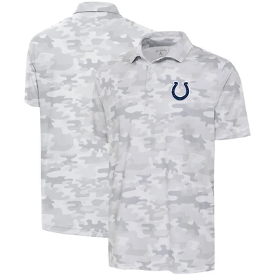 Polo Antigua blanc Indianapolis Colts Collide pour hommes