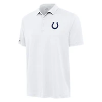 Men's Antigua  White Indianapolis Colts Reprocess Polo