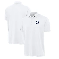 Men's Antigua  White Indianapolis Colts Reprocess Polo