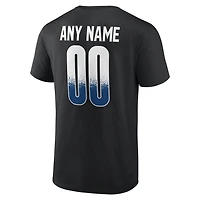 Men's Black Indianapolis Colts Home Field Pop Personalized Name & Number T-Shirt