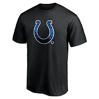 Men's  Black Indianapolis Colts Midnight Mascot T-Shirt