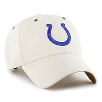 Men's Carhartt x '47 Natural Indianapolis Colts Undyed Clean Up Adjustable Hat