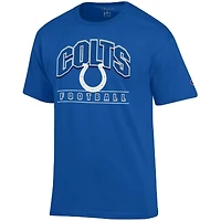 Men's Champion  Royal Indianapolis Colts Football T-Shirt