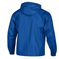 Men's Champion Royal Indianapolis Colts Packable Hooded Windbreaker Half-Zip Jacket