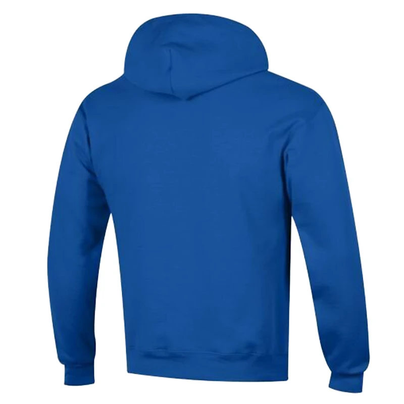 Men's Champion White Indianapolis Colts Powerblend Arch over Logo Hoodie