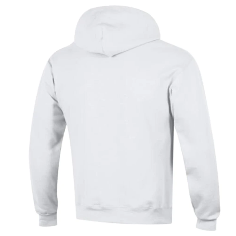 Men's Champion White Indianapolis Colts Powerblend Arch over Logo Hoodie