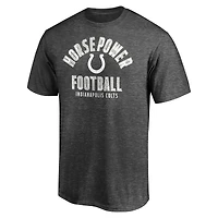 Men's  Charcoal Indianapolis Colts Nickname Arc T-Shirt