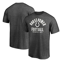 Men's  Charcoal Indianapolis Colts Nickname Arc T-Shirt