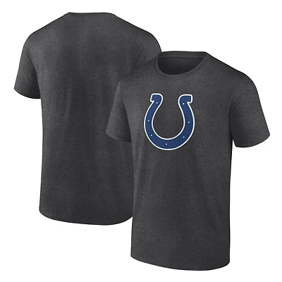 Men's  Charcoal Indianapolis Colts Primary Logo T-Shirt