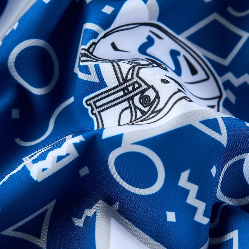 Men's Chubbies Blue Indianapolis Colts Game Day Fit Classic Lined Swim Trunks