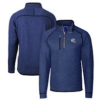 Pull-over en tricot demi-zippé bleu pour homme, Cutter & Buck, avec casque des Indianapolis Colts