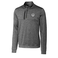 Veste à enfiler zippée quart de tour pour homme, gris, style coupe-vent et coupe-vent, des Indianapolis Colts, taille grande