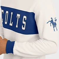 Sweat-shirt colorblock crème pour homme de la collection Darius Rucker Fanatics, Indianapolis Colts