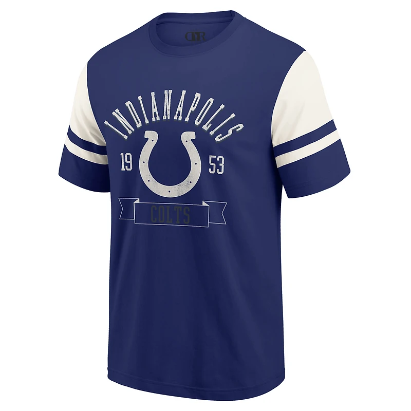 Men's Darius Rucker Collection by Fanatics  Royal Indianapolis Colts Football T-Shirt