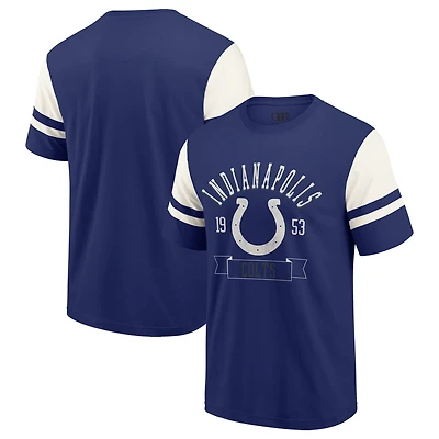 Men's Darius Rucker Collection by Fanatics  Royal Indianapolis Colts Football T-Shirt