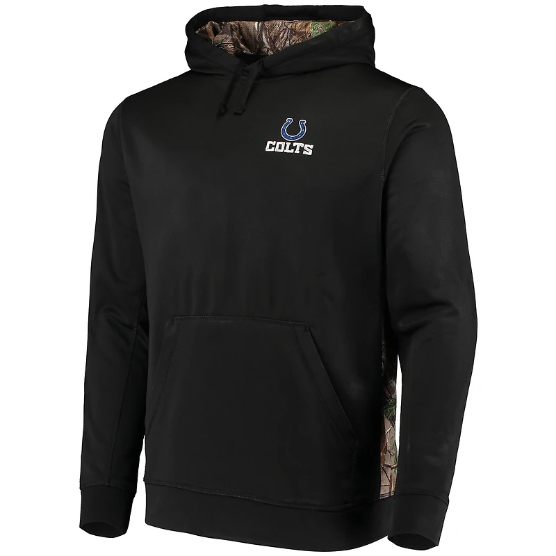 Men's Dunbrooke Black/Realtree Camo Indianapolis Colts Logo Ranger Pullover Hoodie