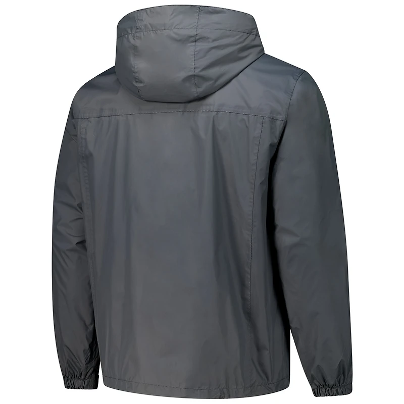Men's Dunbrooke Graphite Indianapolis Colts Tropic Waterproof Packable Full-Zip Hoodie Jacket
