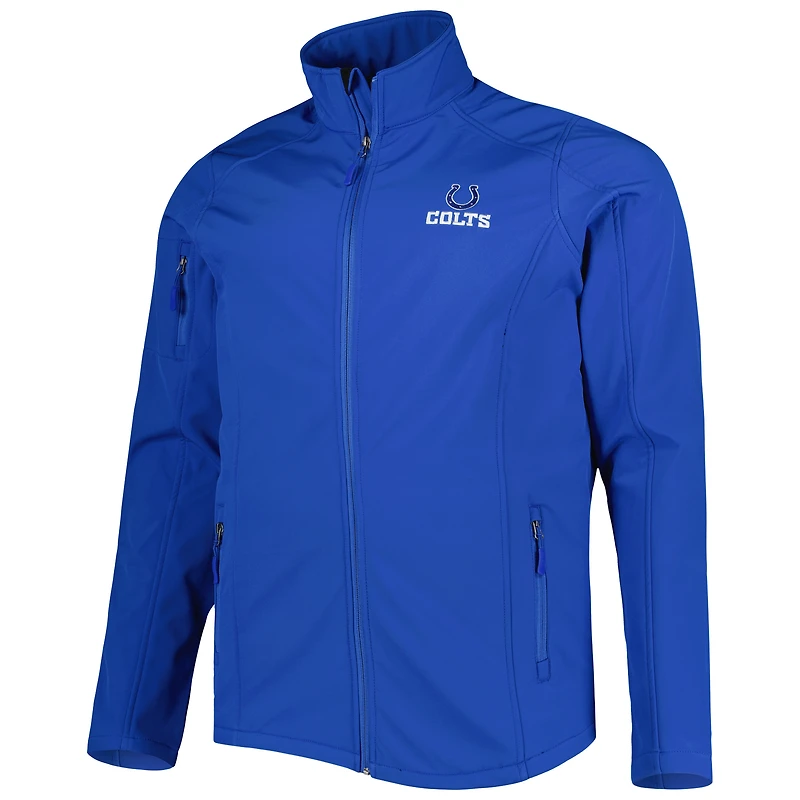 Men's Dunbrooke Royal Indianapolis Colts Big & Tall Sonoma Softshell Full-Zip Jacket