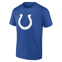 T-shirt Fanatics pour hommes Anthony Richardson Royal Indianapolis Colts Icon Name & Number