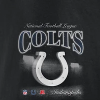 Men's Fanatics  Black Indianapolis Colts Back Logo Fleece Hoodie
