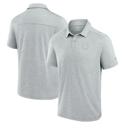 Men's Fanatics Gray Indianapolis Colts Front Office Tech Polo