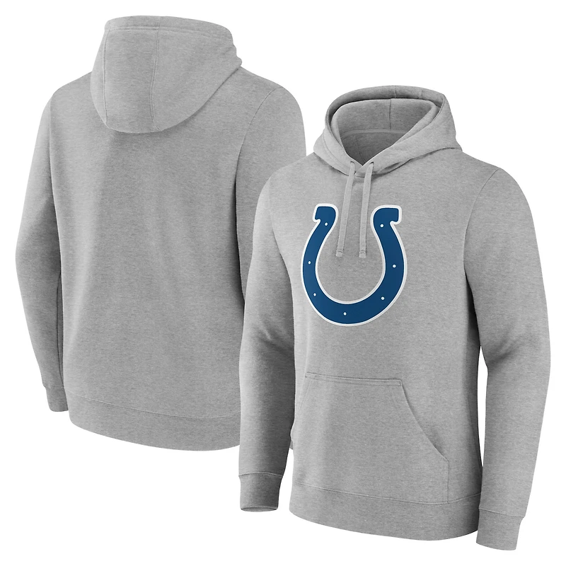 Sweat à capuche en polaire pour homme Fanatics Heather Grey Indianapolis Colts Deliver