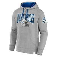Sweat à capuche fanatiques gris chiné Indianapolis Colts Label Maker pour hommes