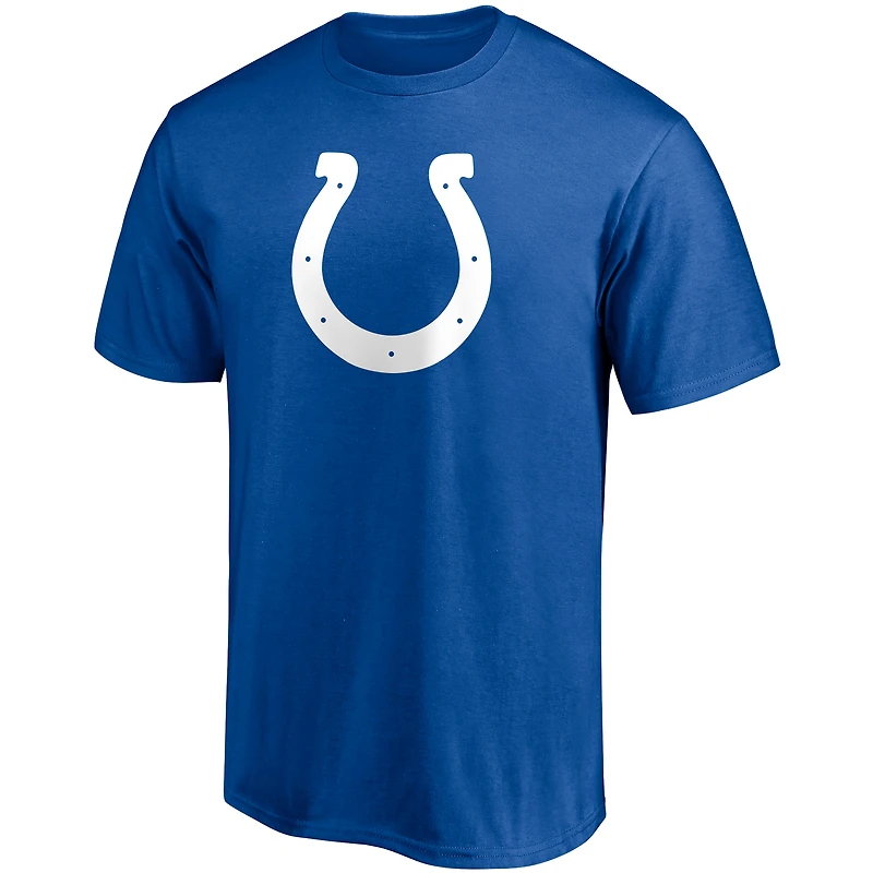 T-shirt Fanatics pour homme Jonathan Taylor Royal Indianapolis Colts, icône du joueur, avec nom et numéro