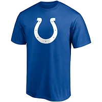 T-shirt Fanatics pour homme Jonathan Taylor Royal Indianapolis Colts, icône du joueur, avec nom et numéro